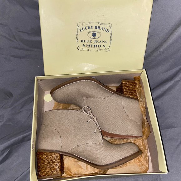 Lucky Brand Women's Tan Ankle Booties - Picture 2 of 6